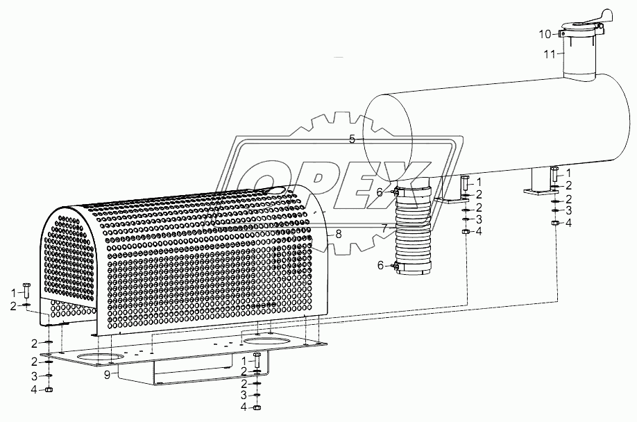 EXHAUST SYSTEM D00663111200000000Y