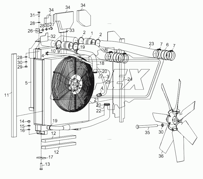 COOLING SYSTEM D00663111300000000Y