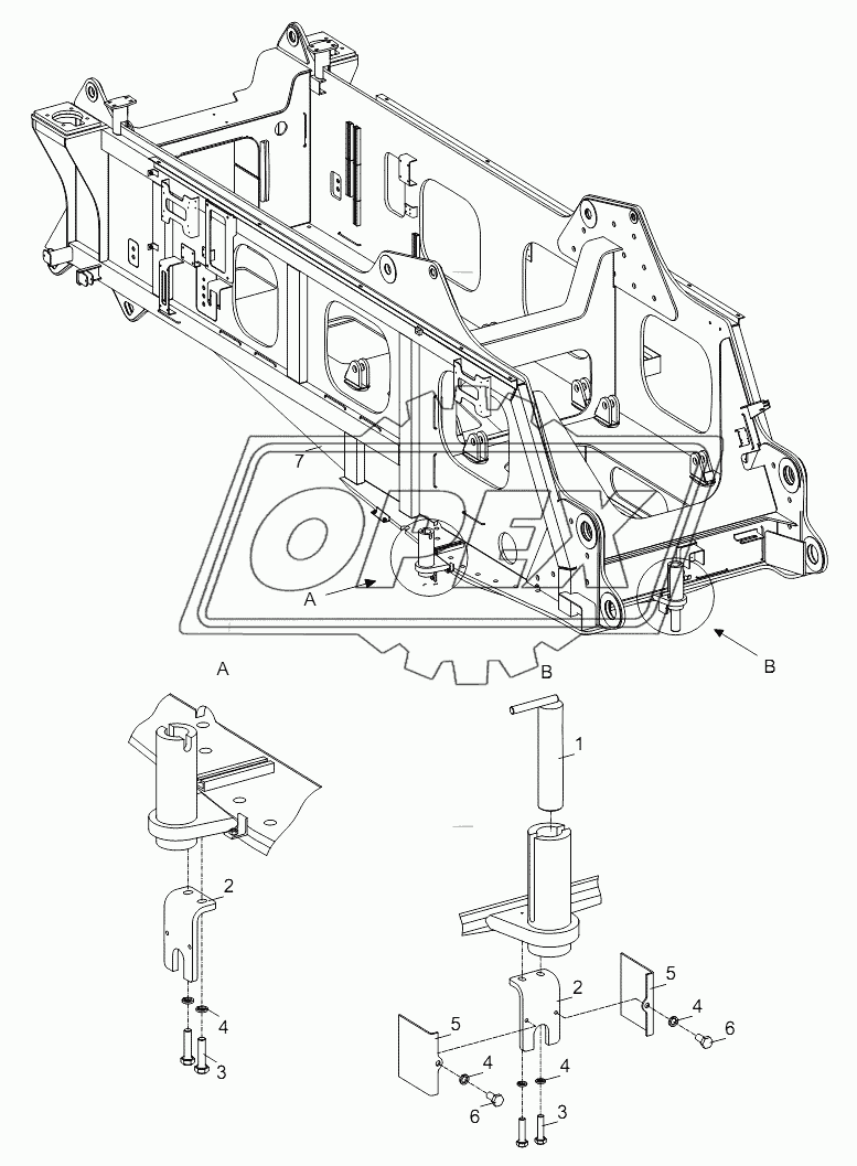 FIXING DEVICE FOR SLEWING TABLE D00663114700200000Y