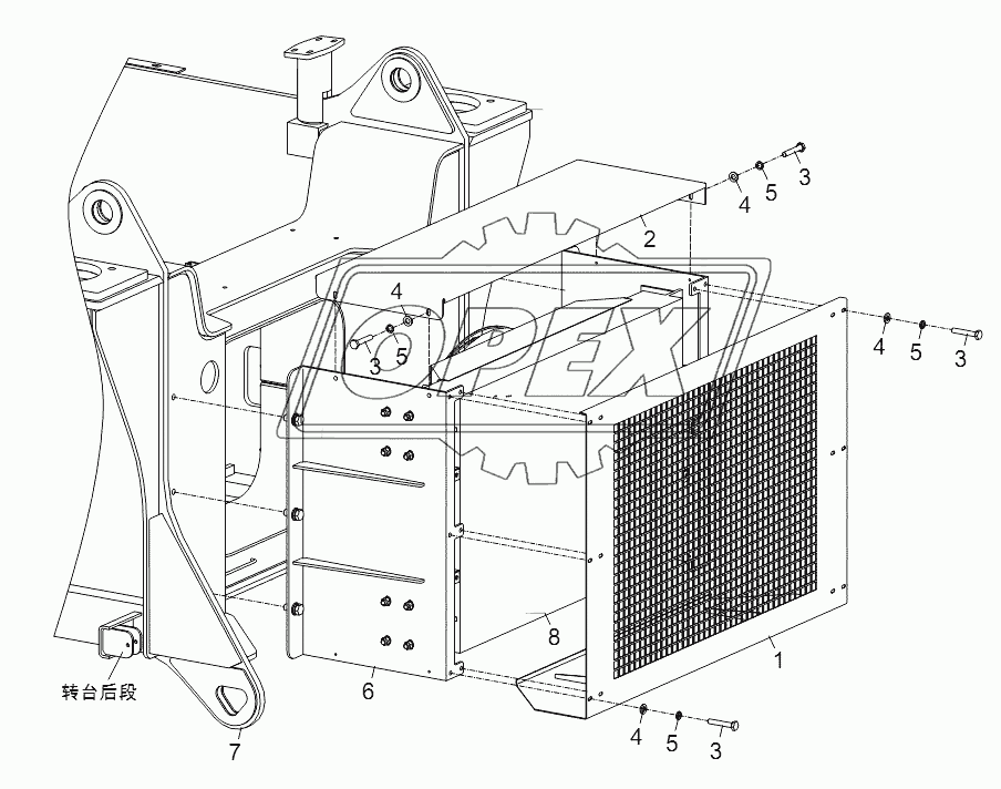 INSTALLATION OF OIL COOLER PROTECTIVE COVER D00663110500600000Y