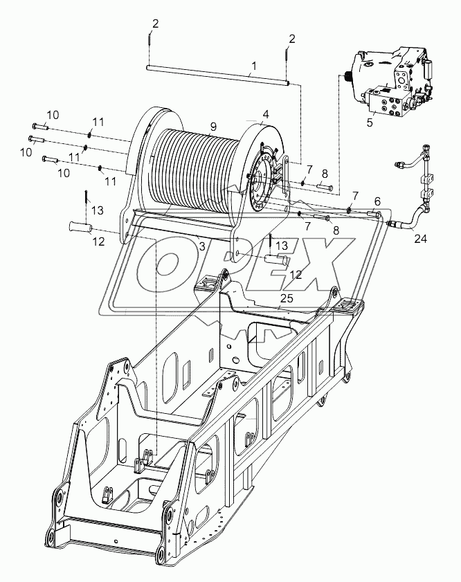 HOISTING WINCH 2 D00663113500800000Y