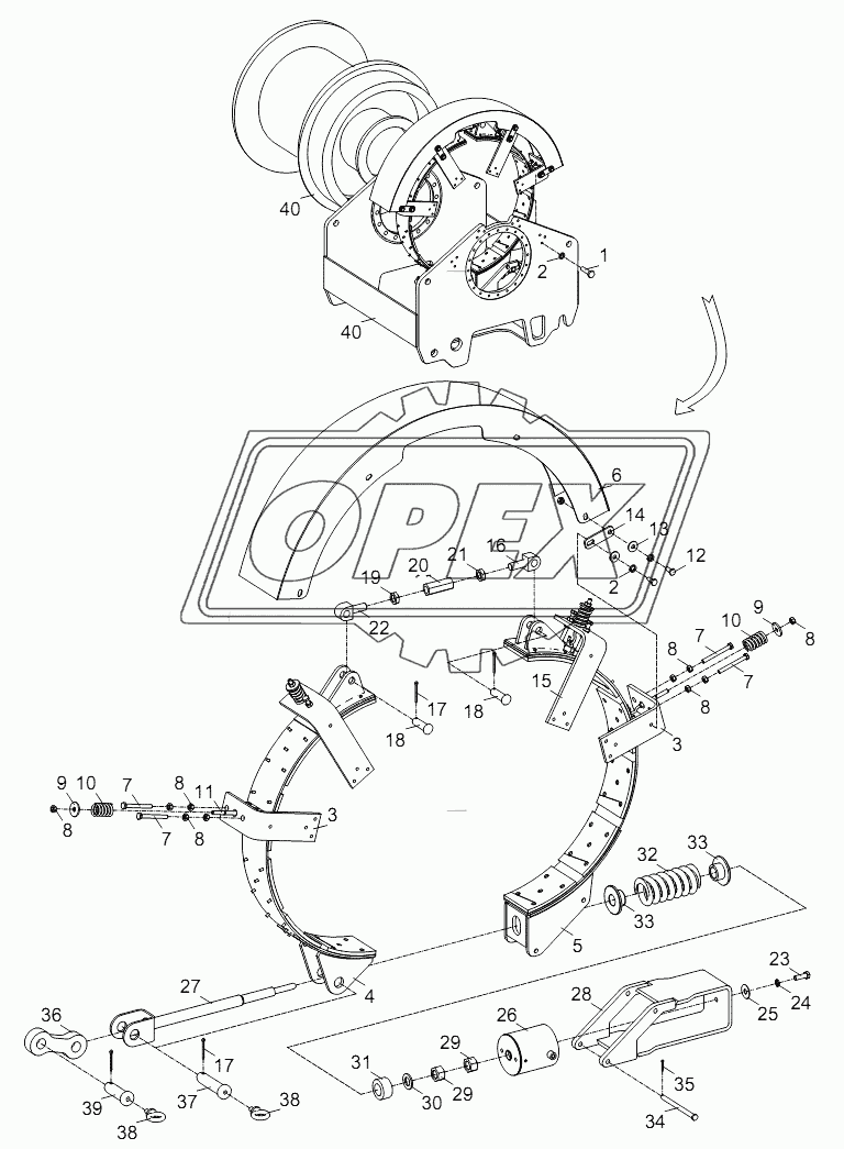 BRAKE ASSY. D00663113501600000Y