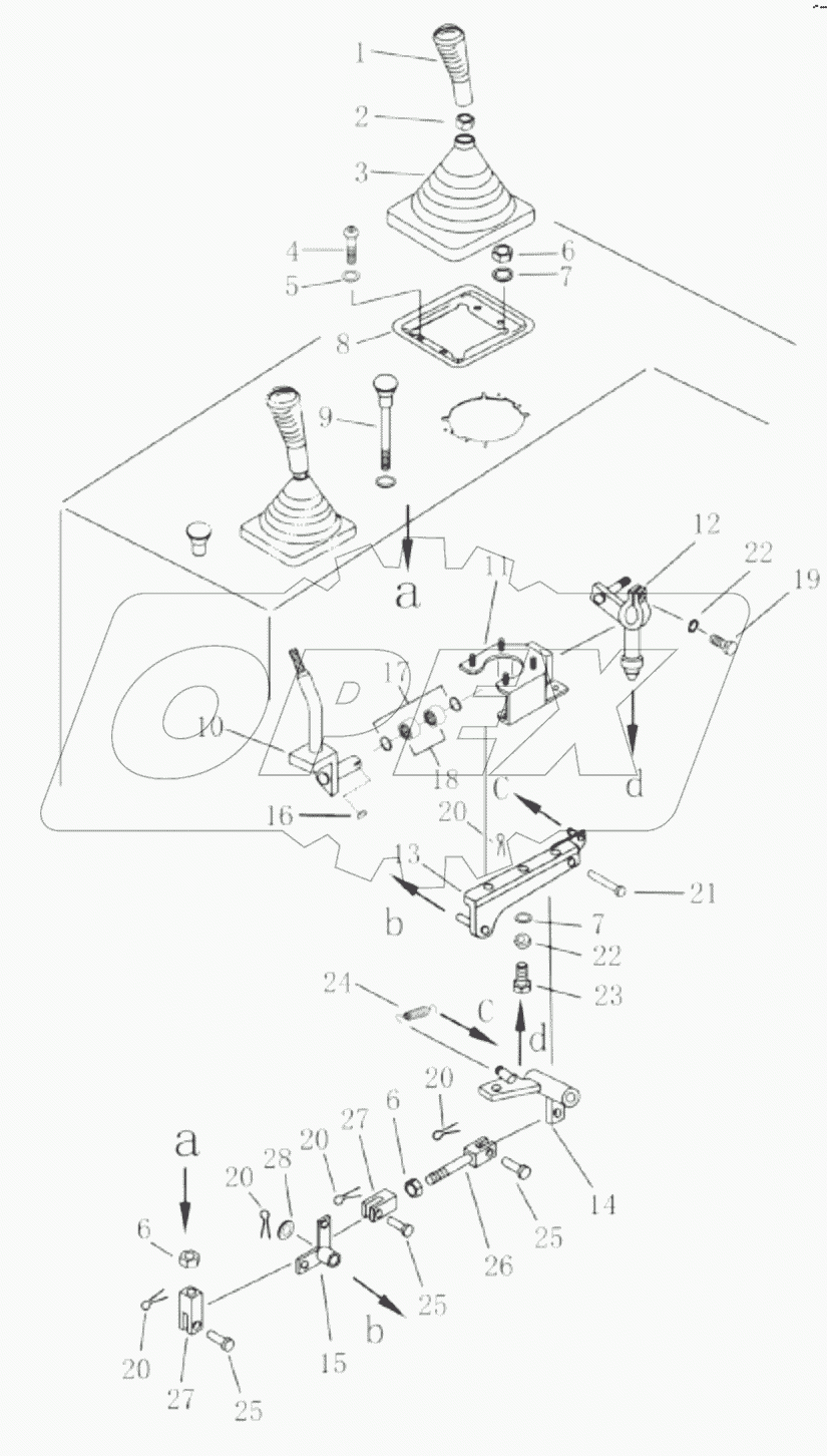  Управление рыхлителя (004904035A0000000)