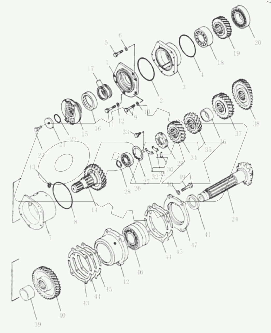  Основная ось (004907015A0200000)