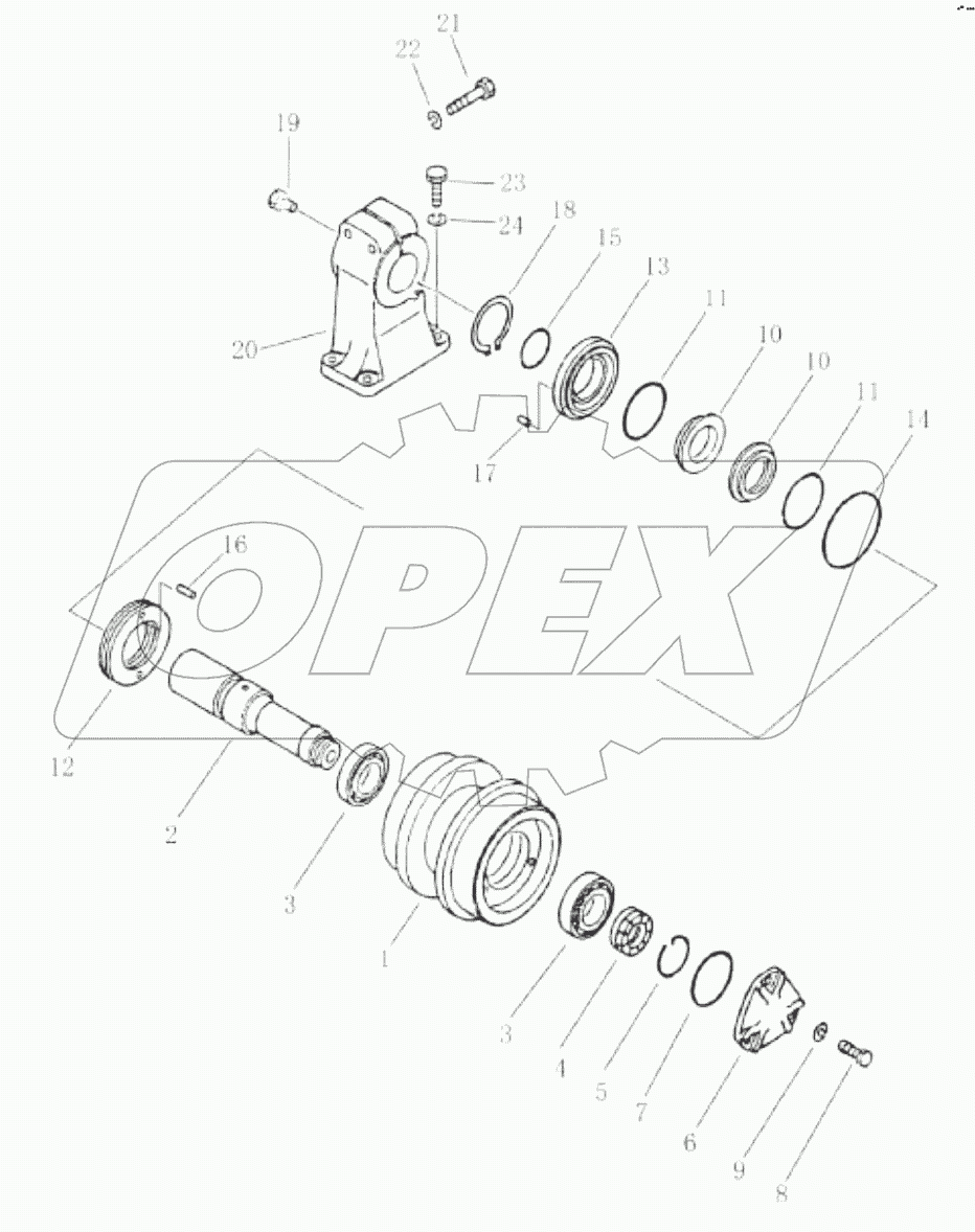  Поддерживающее колесо (004904030A1400000)