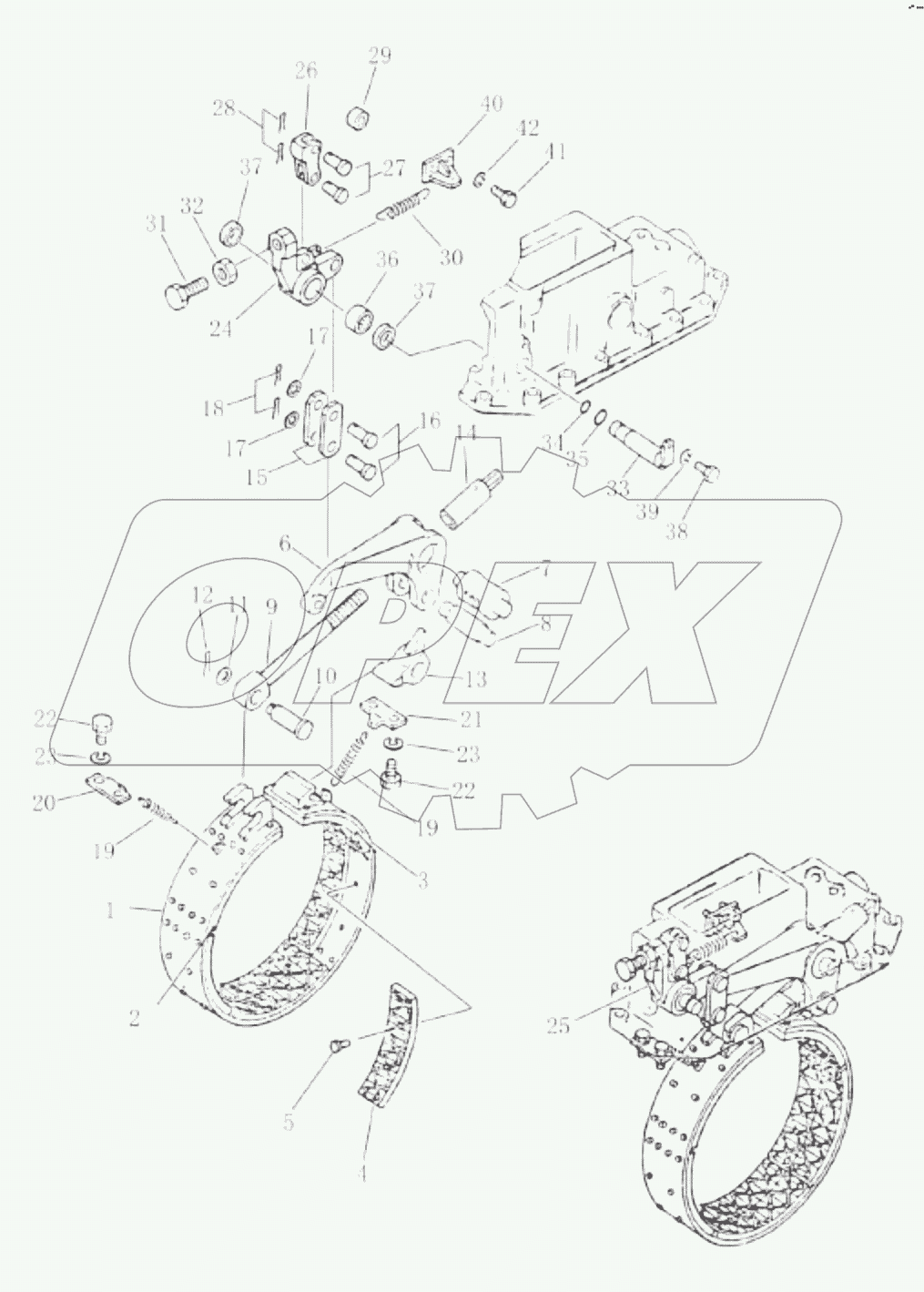  Тормоз (004904033A0000000)