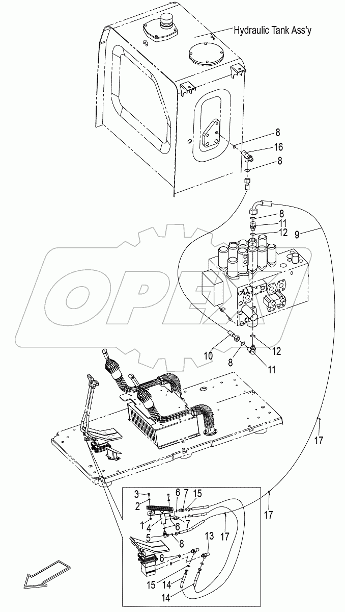  Hydraulic Breaker Pilot Piping