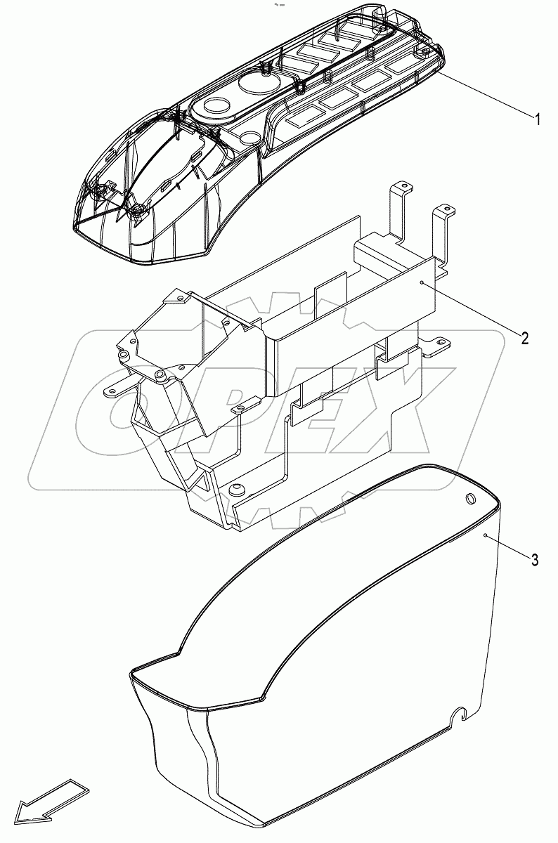  Console Box Assy Right