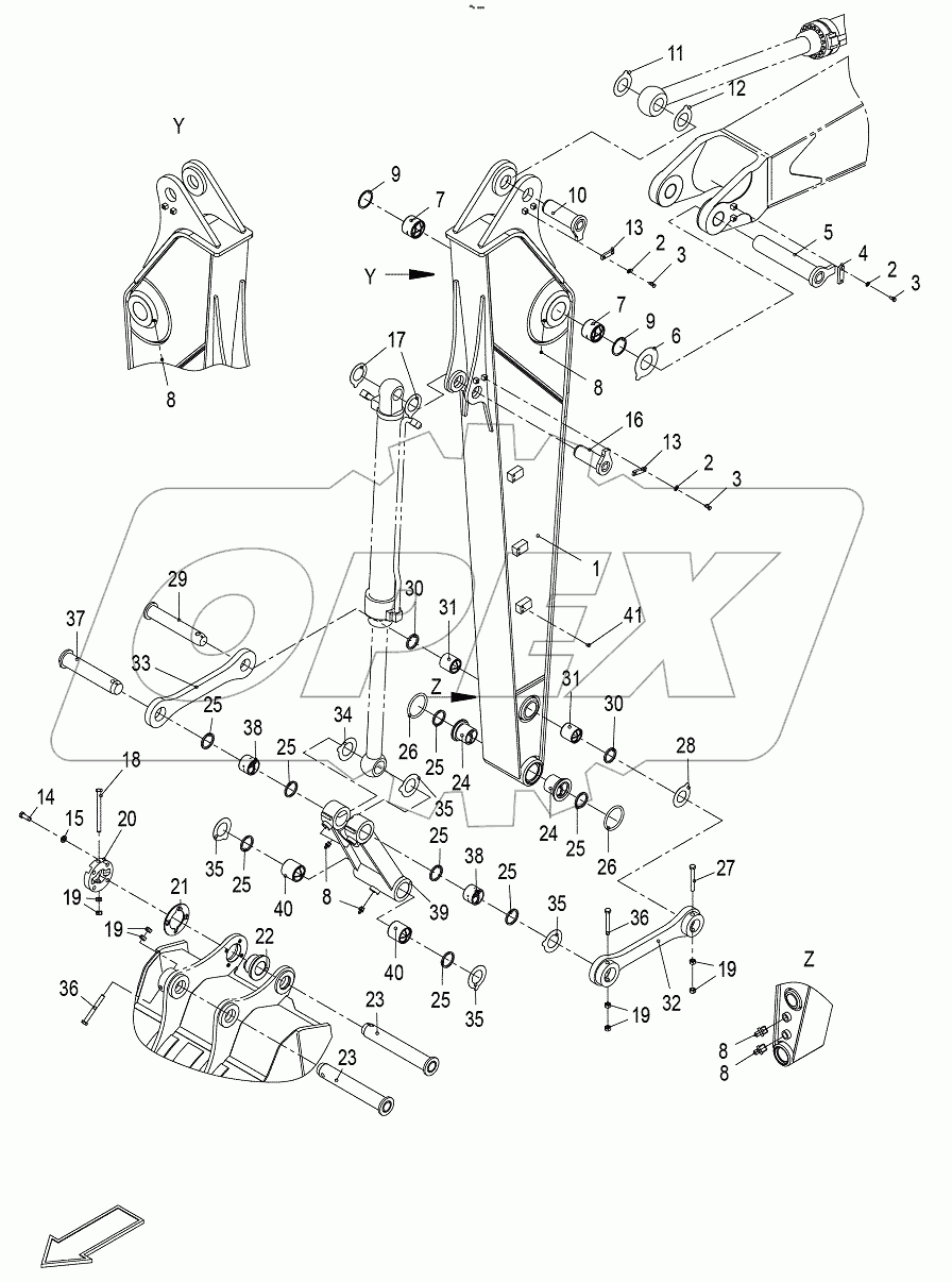  Arm Assy (Arm, 2925mm)