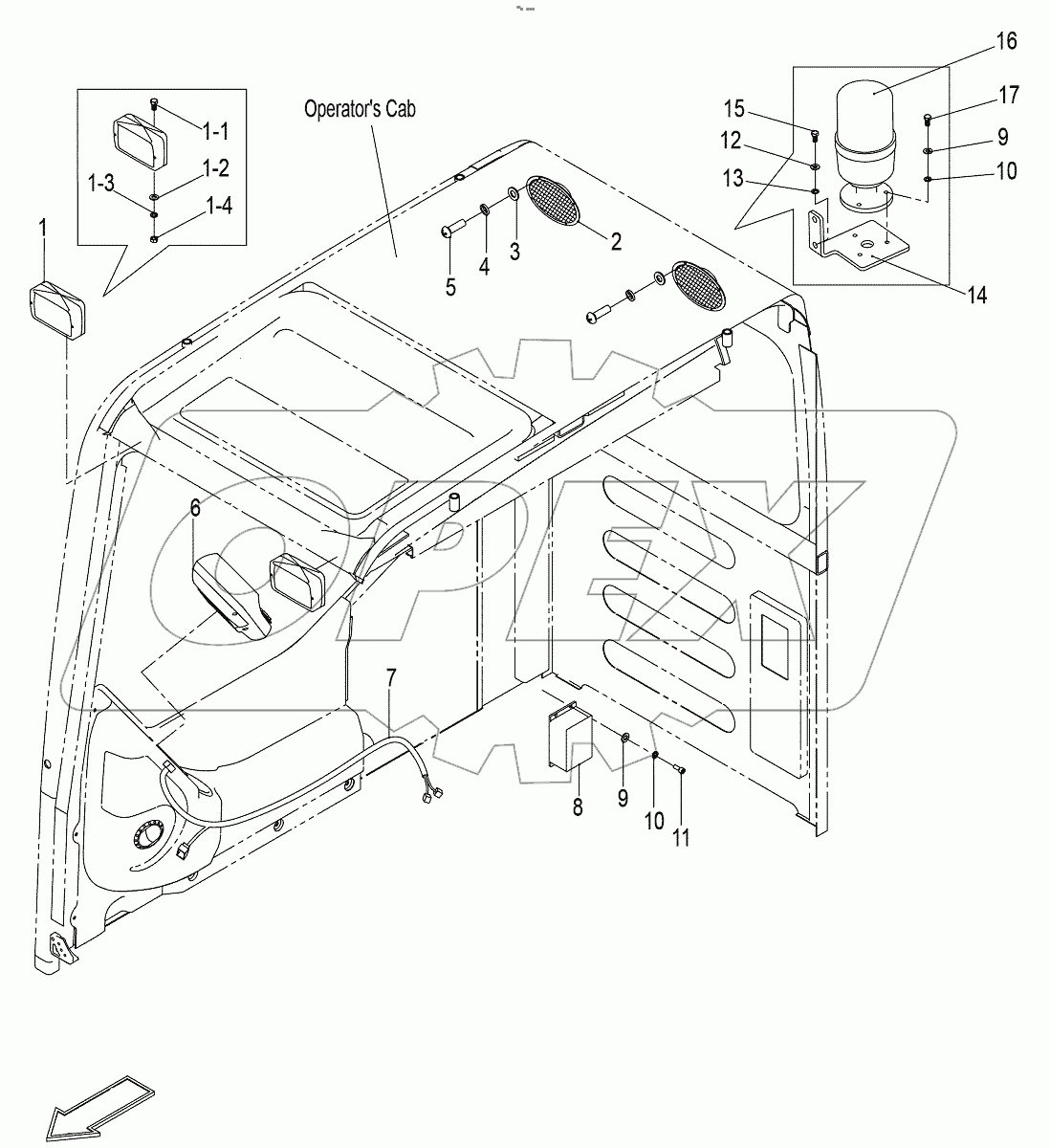  Electrical Assy of Cab