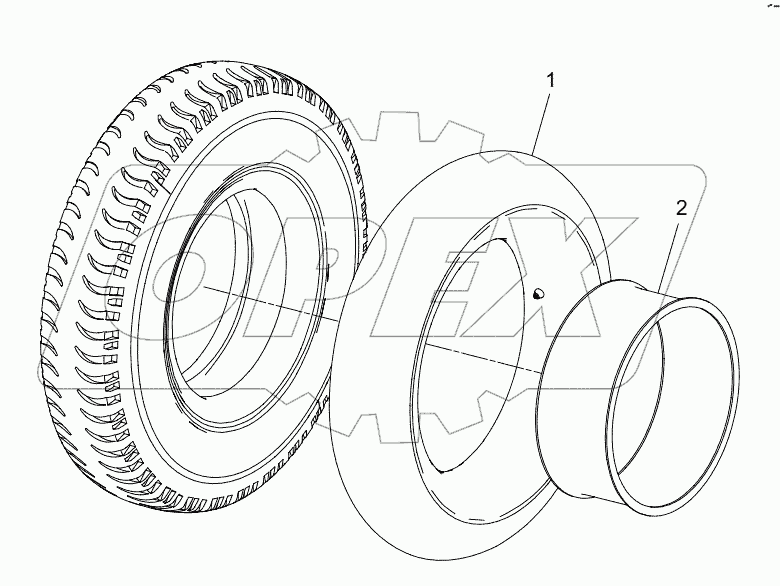  ШИНА В СБОРЕ D00672423100200000E