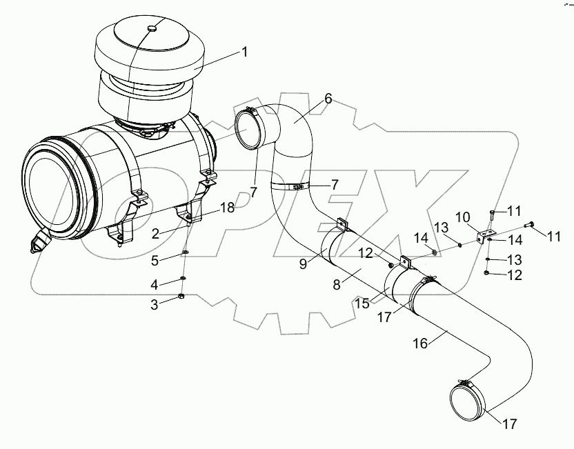  СИСТЕМА ВПУСКА D00671651400000000Z