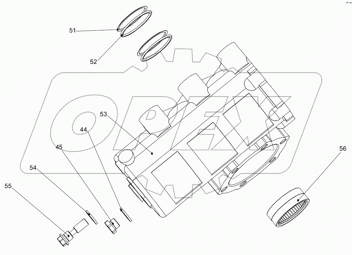  МЕХАНИЗМ РУЛЕВОЙ D1032300207_100001E