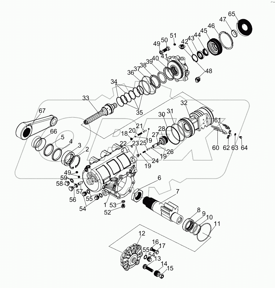  МЕХАНИЗМ РУЛЕВОЙ D1032300207_102262E