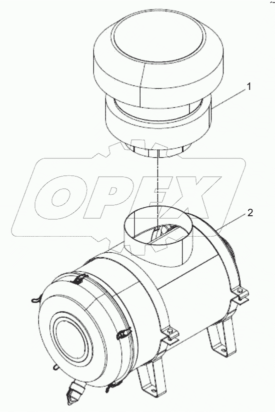 ФИЛЬТР ВОЗДУШНЫЙ D1000200322_102290E