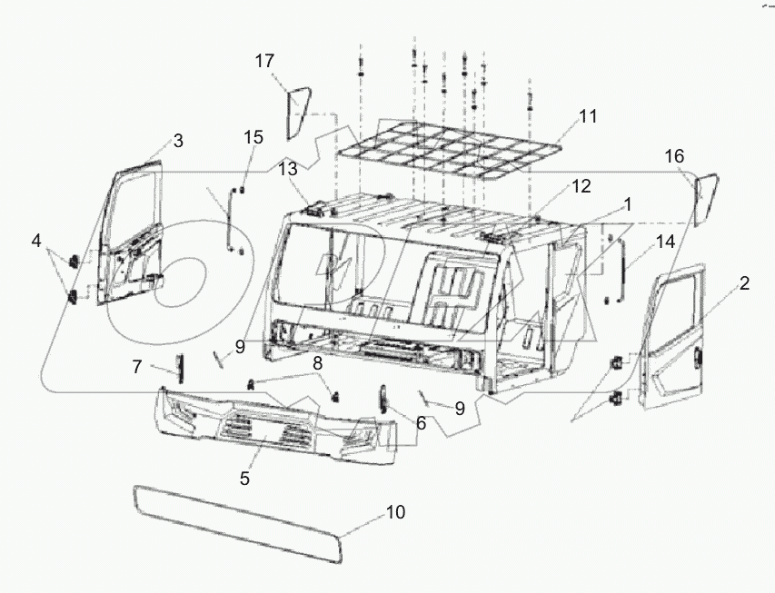  ВОДИТЕЛЬСКИЙ КАБИНЕТ D1130000889_102383E