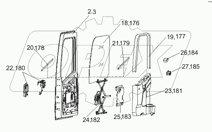 ВОДИТЕЛЬСКИЙ КАБИНЕТ D1130000889_102383E