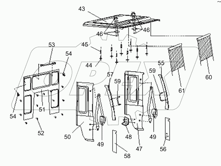 ВОДИТЕЛЬСКИЙ КАБИНЕТ D1130000889_102383E