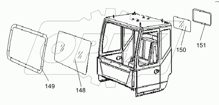  ВОДИТЕЛЬСКИЙ КАБИНЕТ D1130000889_102383E