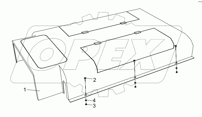  КАПОТ ДВИГАТЕЛЯ УСТАНОВЛЕНИЕ D00672425130000000E