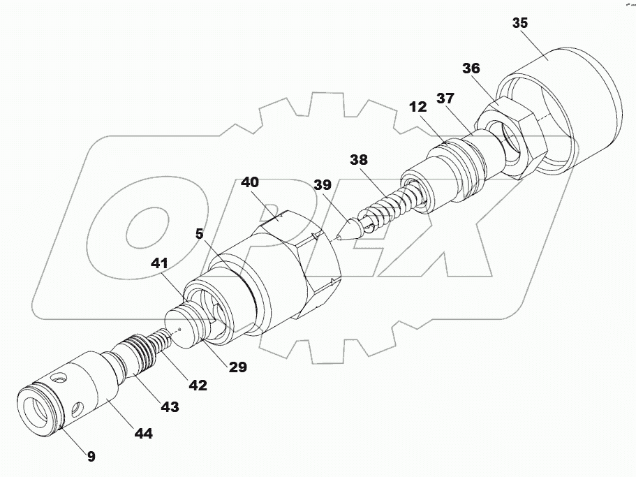  ГИДРОРАСПРЕДЕЛИТЕЛЬ НИЖНИЙ D1010300777_6500Z