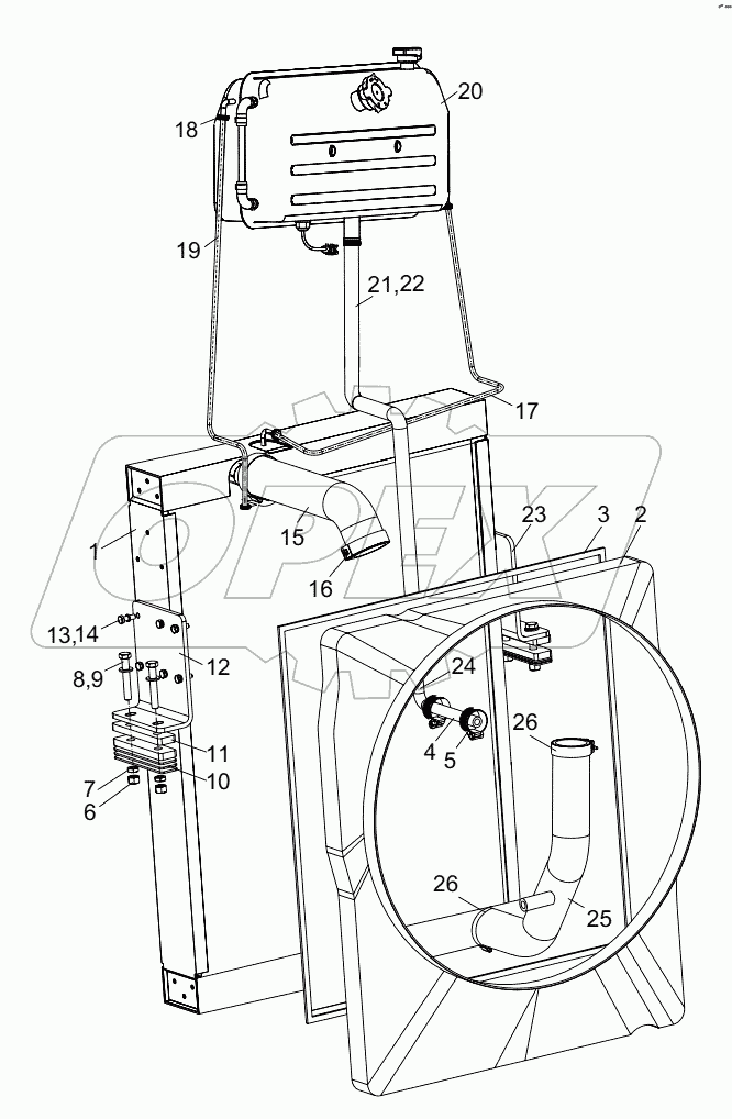  СИСТЕМА ОХЛАЖДЕНИЯ D00671651310000000Z