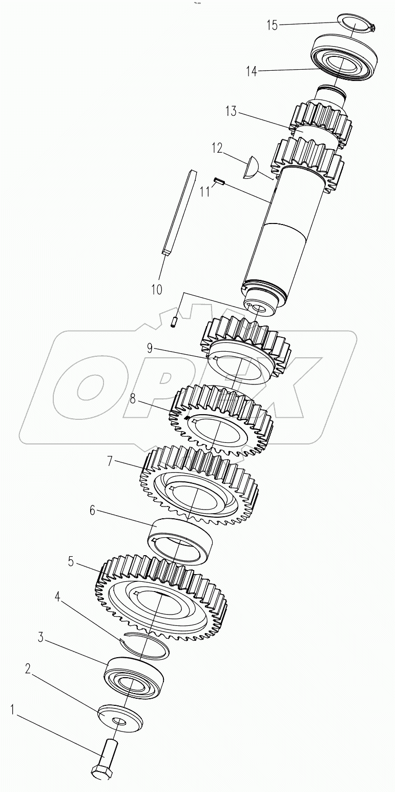  TRANSMISSION (LEFT INTERMEDIATE SHAFT ASSY) D1030300142_101250Y