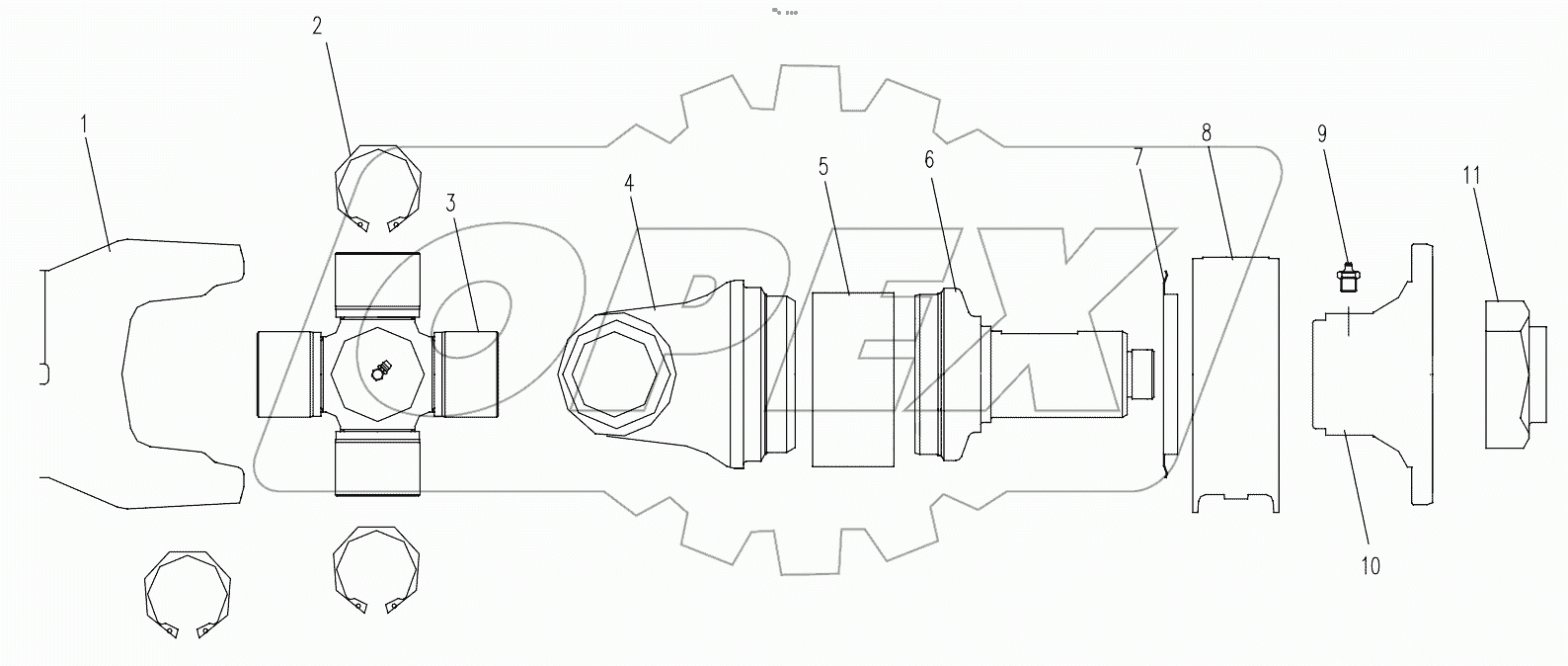  DRIVE SECTION 1 D00672402200200000Y