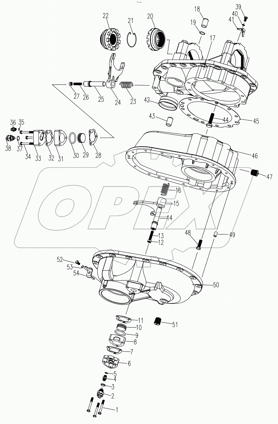  DRIVE AXLE STEERED (MAIN REDUCER) D1030100872_100003Y