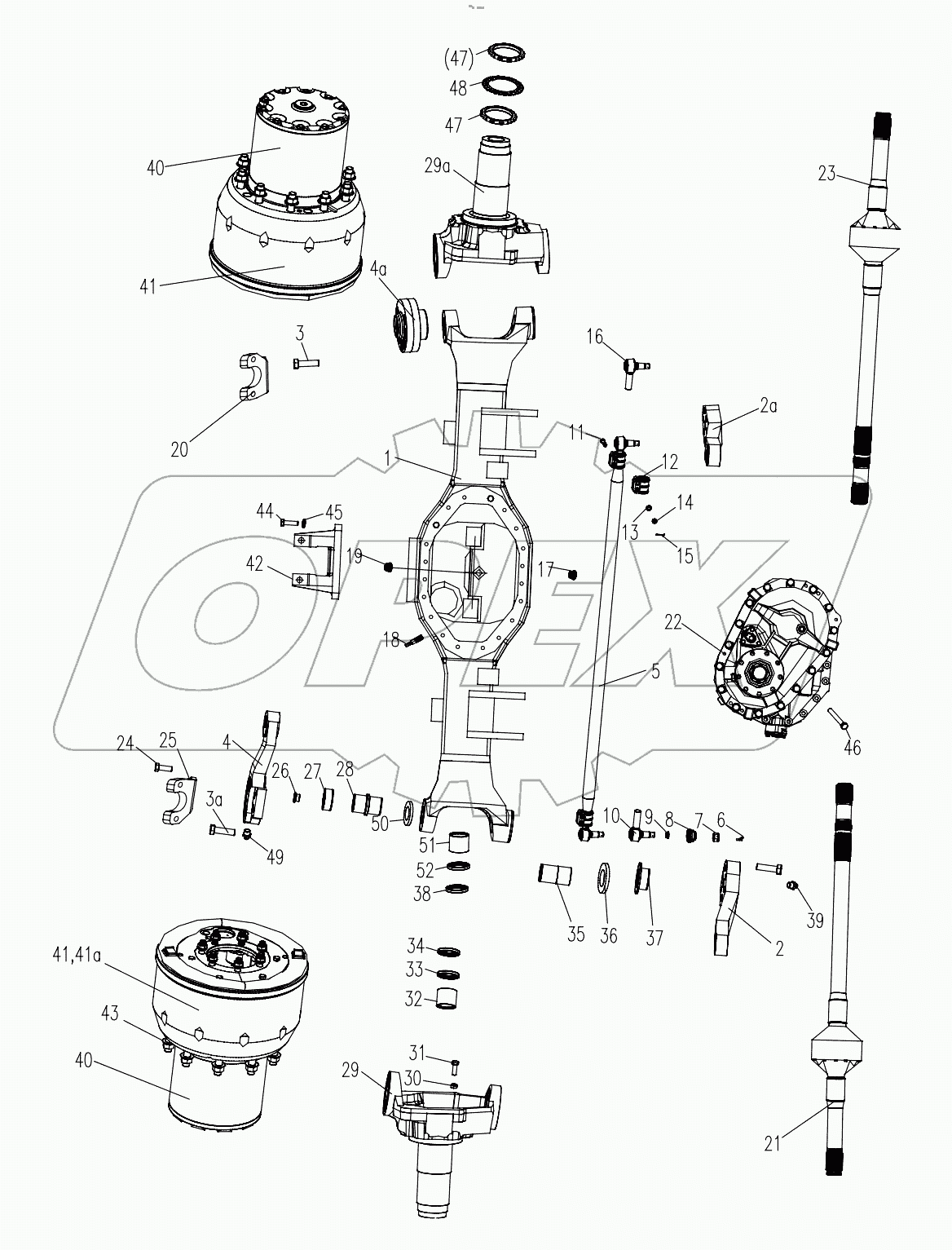  DRIVE AXLE STEERED (AXLE BODY) D1030100873_100003Y