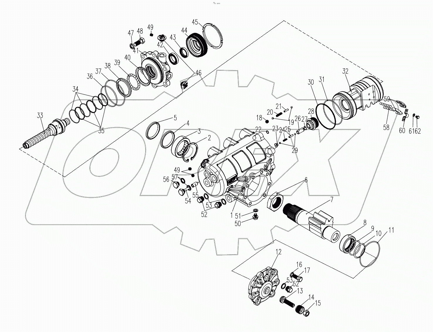  STEERING GEAR D1032300045-102262Y