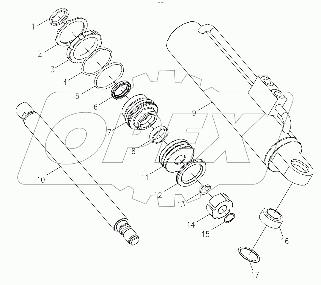  STEERING BOOSTER CYLINDER D00677208410800000Y