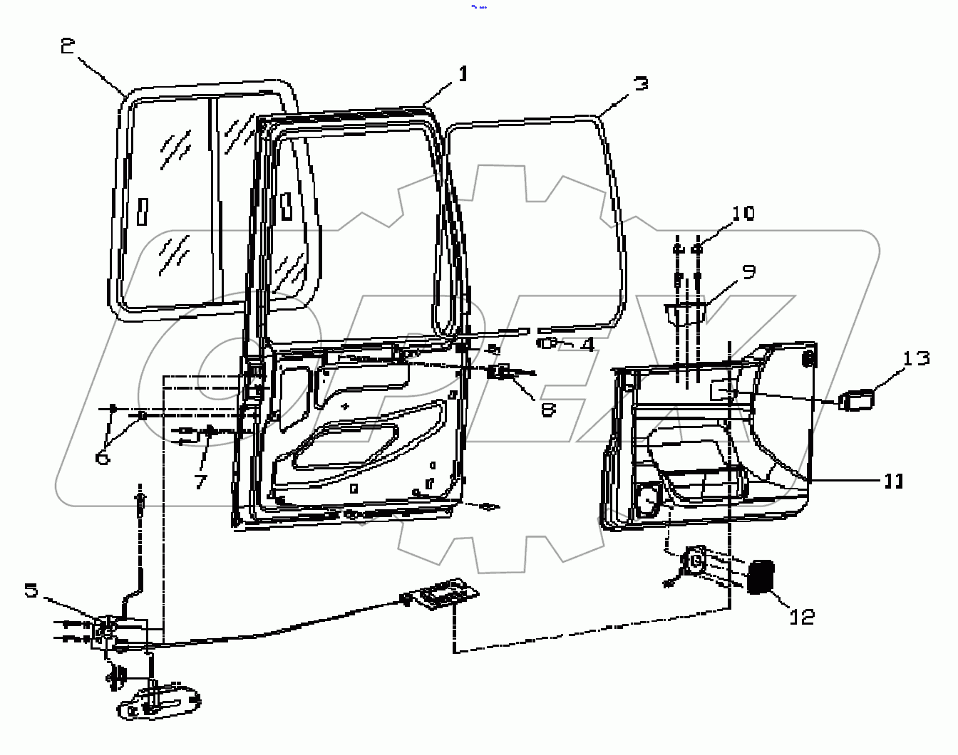  DRIVER’S CAB (VEHICLE DOOR) D1130000435_102383Y