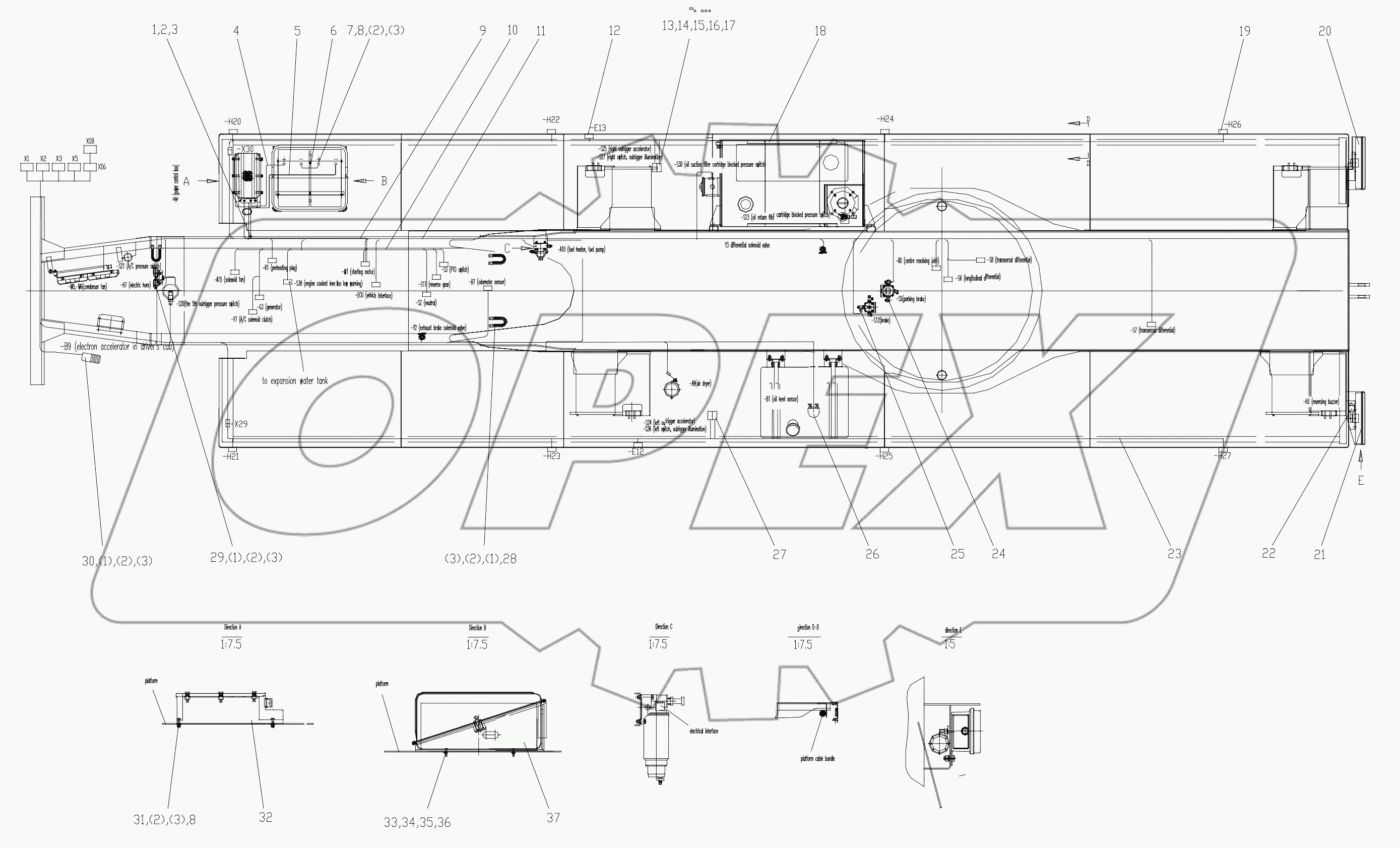  ELECTRICAL SYSTEM – CHASSIS FRAME D00672406300000000Y