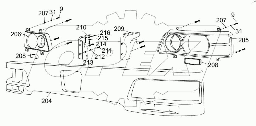  DRIVER'S CAB (BUMPER) D1130000215_100037Y