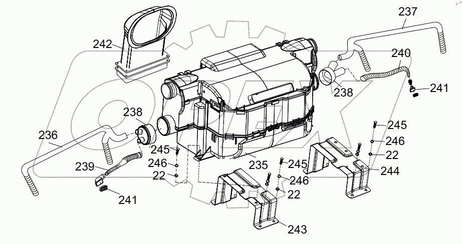  DRIVER'S CAB (AIR PASSAGE ASSY) D1130000215_100037Y
