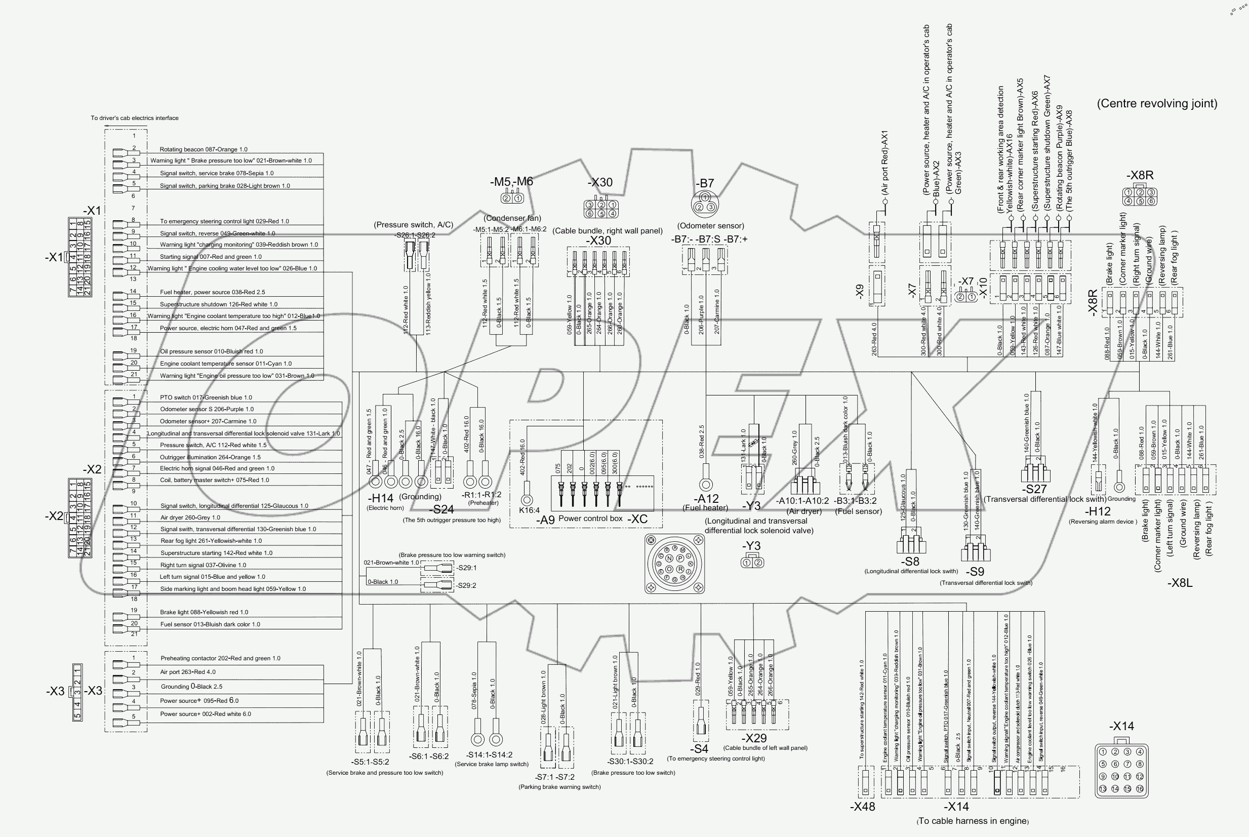  CABLE BUNDLE OF CHASSIS FRAME D00672306300200004Y