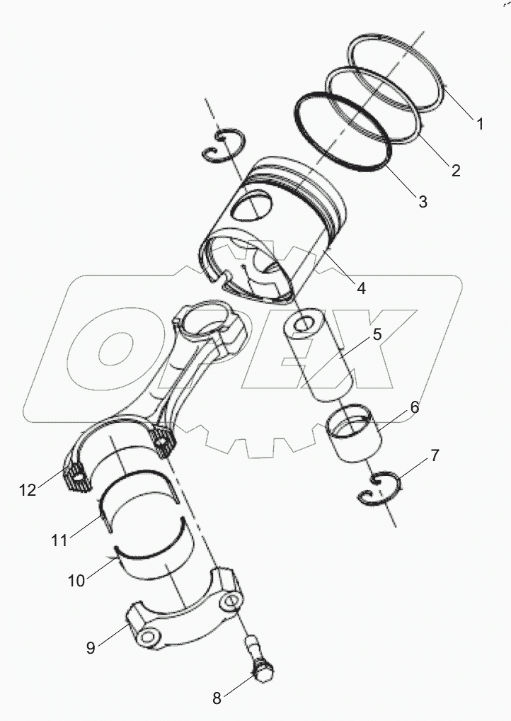  ENGINE (CONNECTING ROD AND PISTON ASSY) D1000000182_102290Y