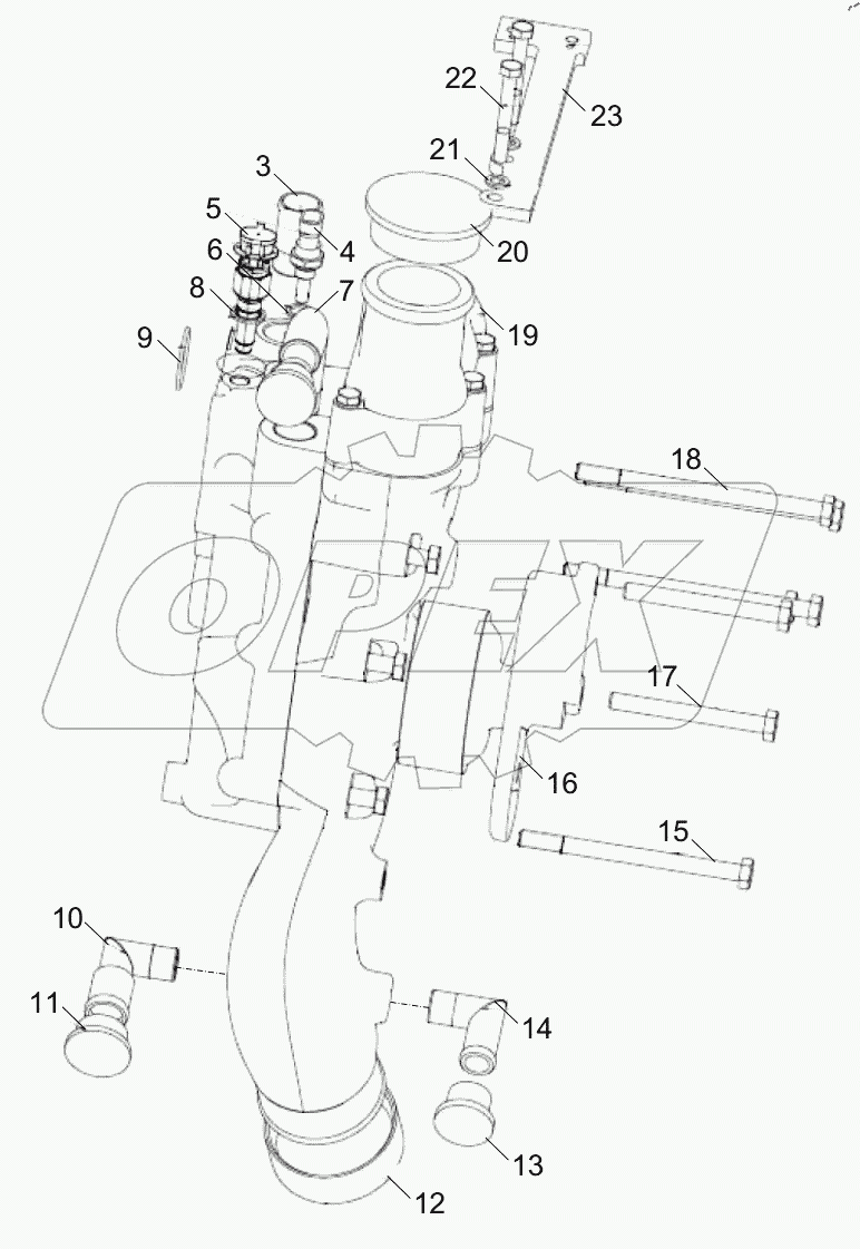  ENGINE (WATER PUMP AND FAN) D1000000182_102290Y
