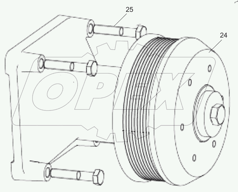  ENGINE (WATER PUMP AND FAN) D1000000182_102290Y