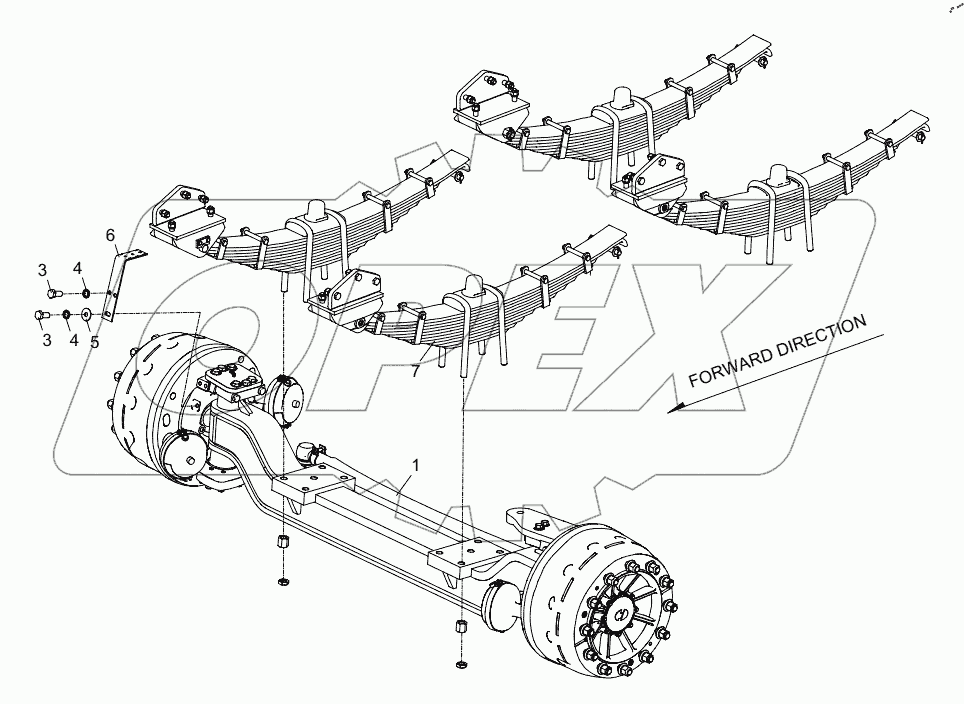  AXLE 1 ASSY D00672303000200001Y