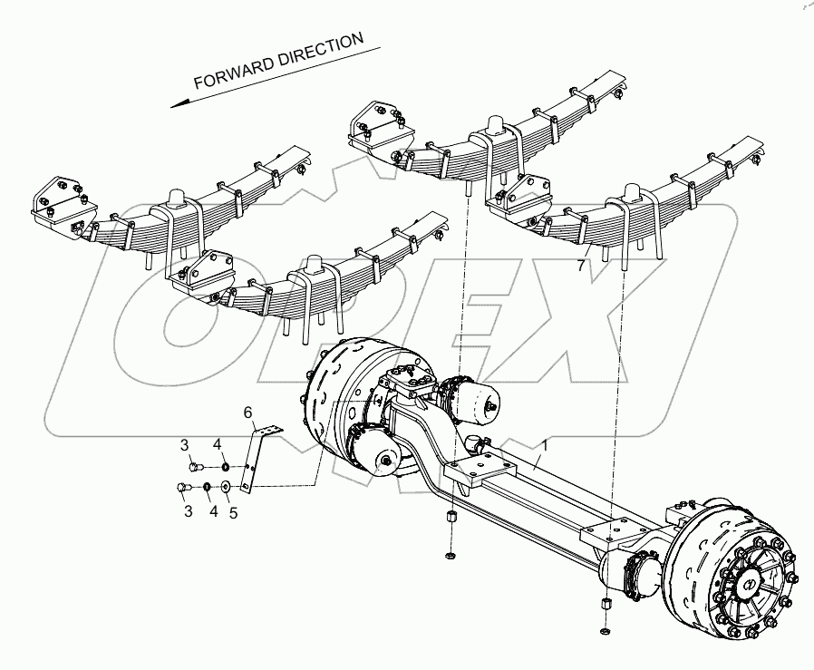  AXLE 2 ASSY D00672303000400001Y