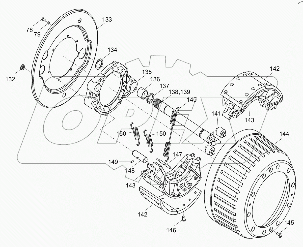  DRIVE AXLE (BRAKE 1) D1030100716_102293Y