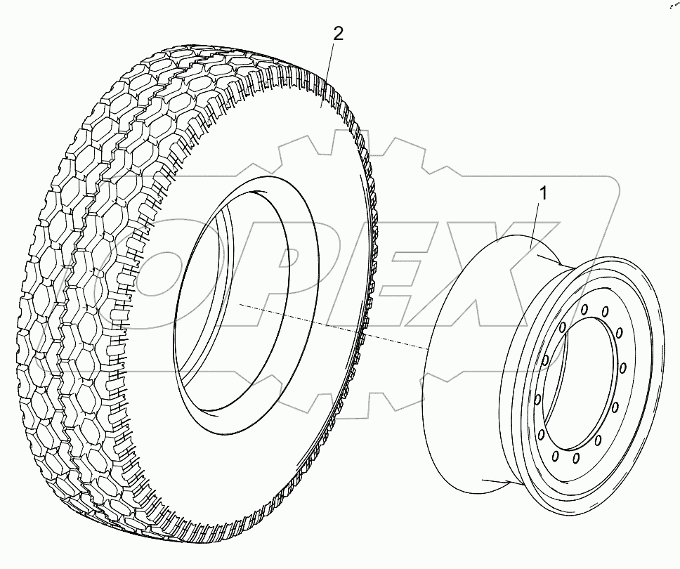  WHEEL ASSY D00672303100200000Y