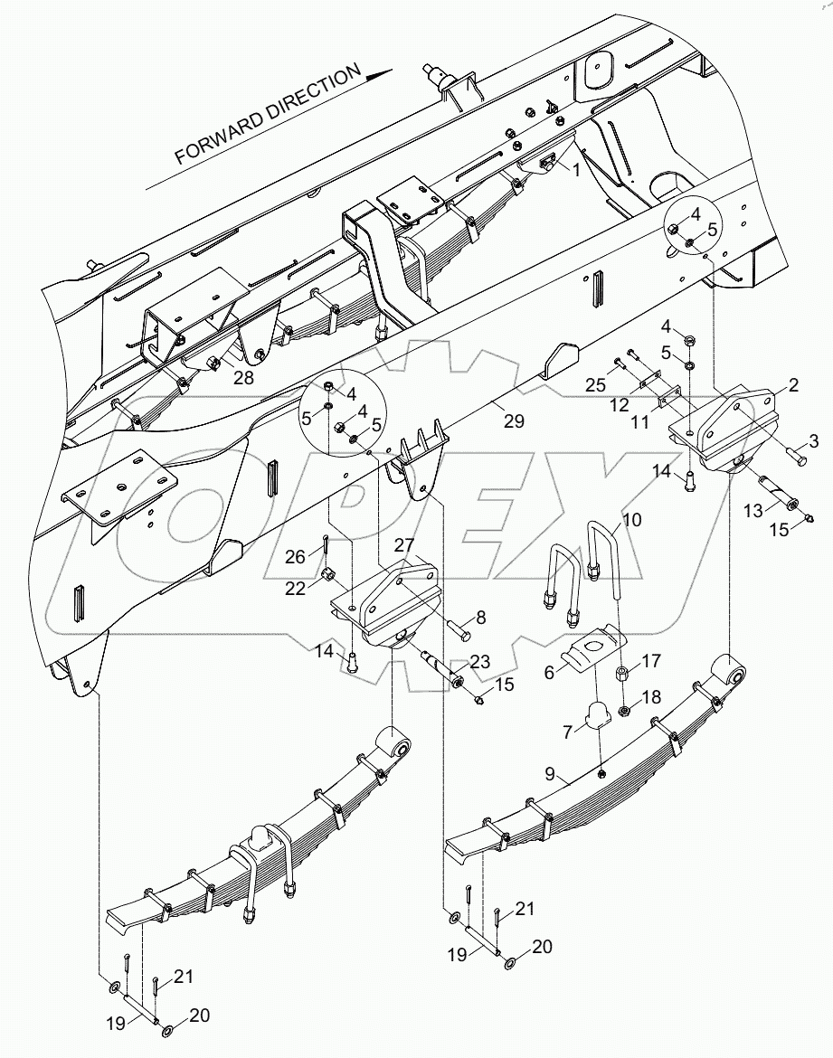  FRONT SUSPENSION D00672302900200001Y