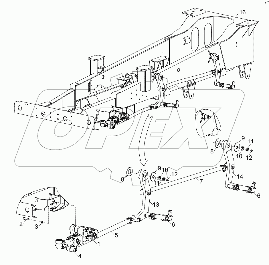  STEERING MECHANISM D00672303400200000Y