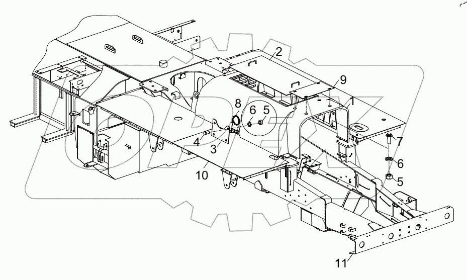  ENGINE HOUSING ASSY D00672305100000000Y