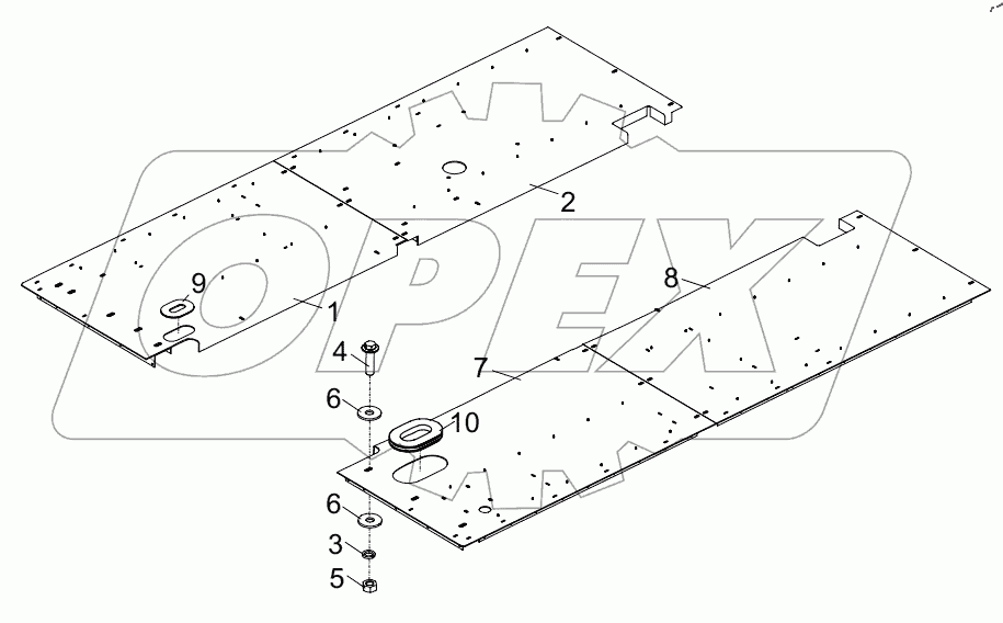  FRONT PLATFORM ASSY D00672305600200000Y
