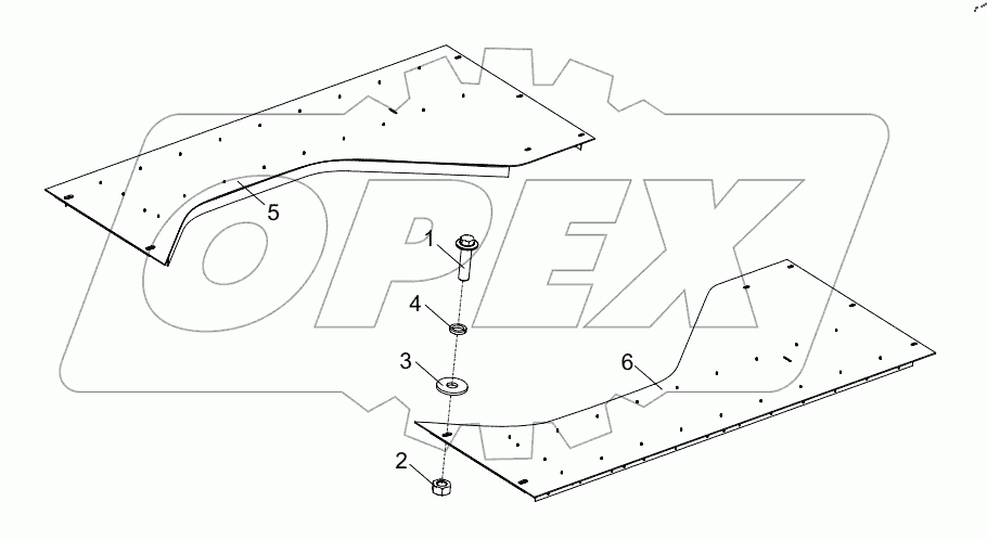  REAR INTERMEDIATE PLATFORM ASSY D00672305600800000Y