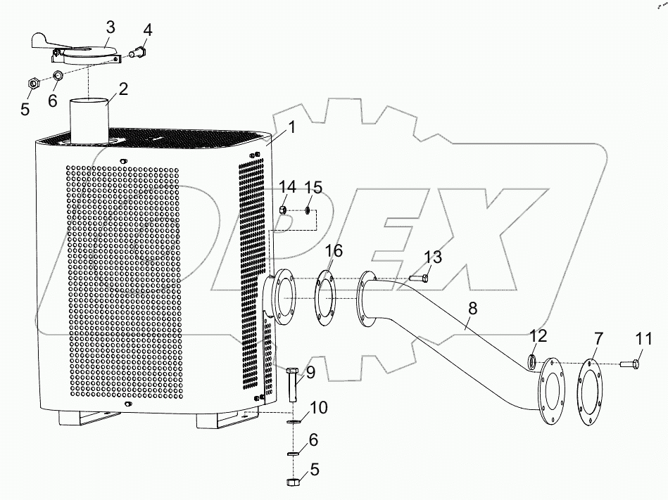  EXHAUST SYSTEM D00672301200000000Y